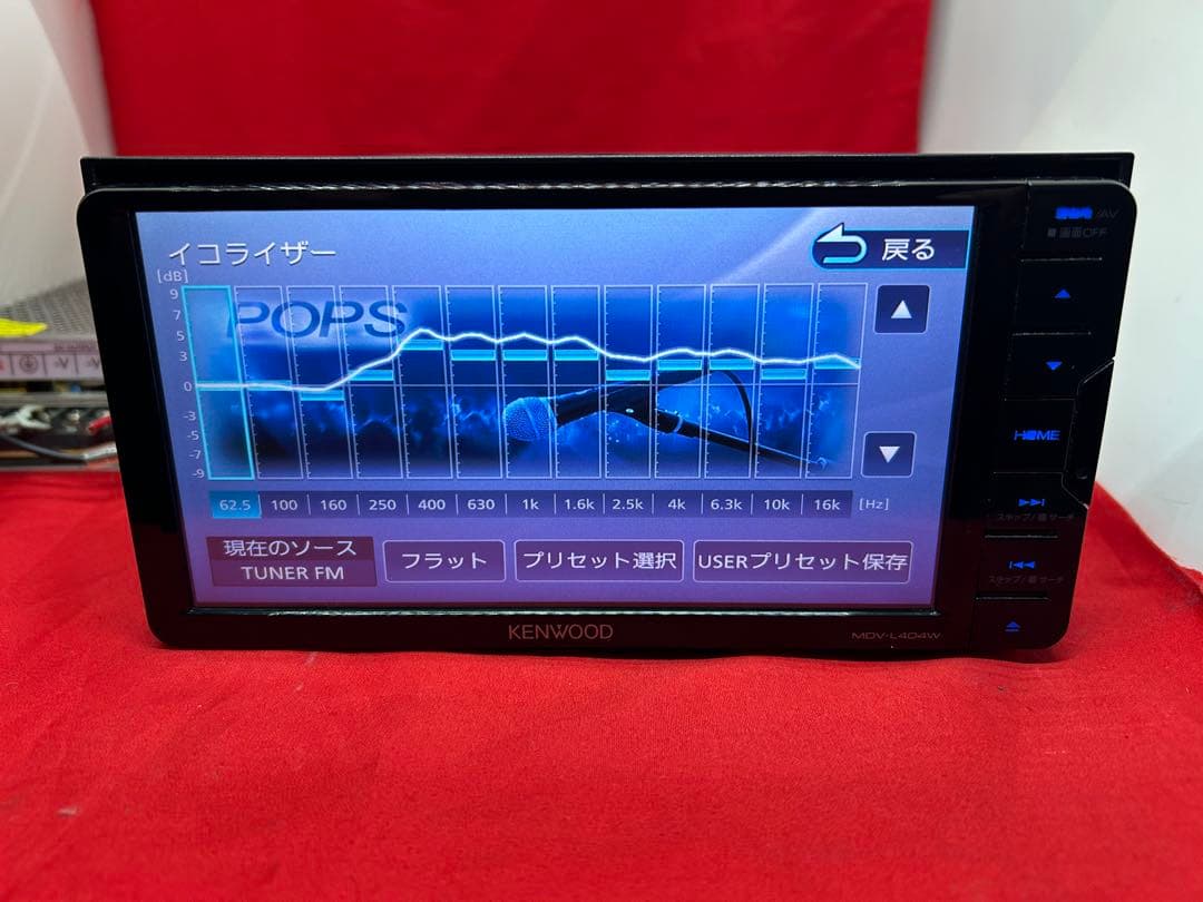⭐︎美品⭐︎KENWOOD 2024年春地図　MDV-L404W 新品バックカメラ付