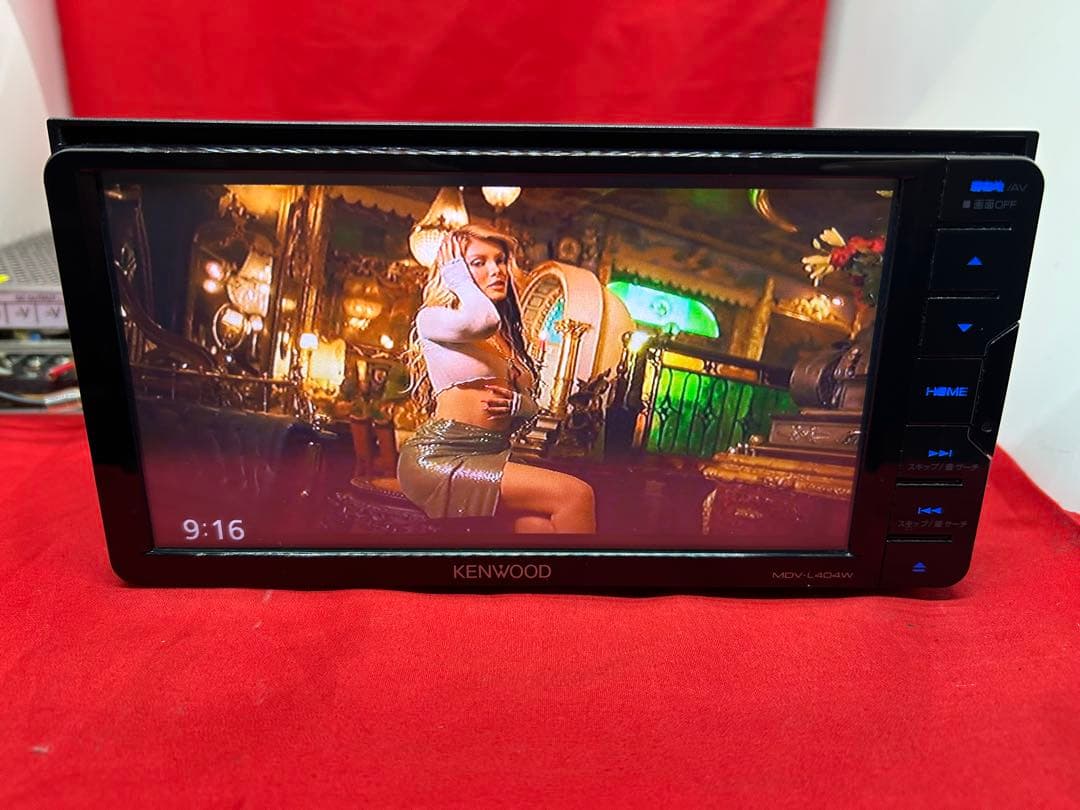 ⭐︎美品⭐︎KENWOOD 2024年春地図　MDV-L404W 新品バックカメラ付
