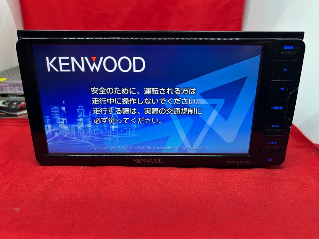 ⭐︎美品⭐︎KENWOOD 2024年春地図　MDV-L404W 新品バックカメラ付