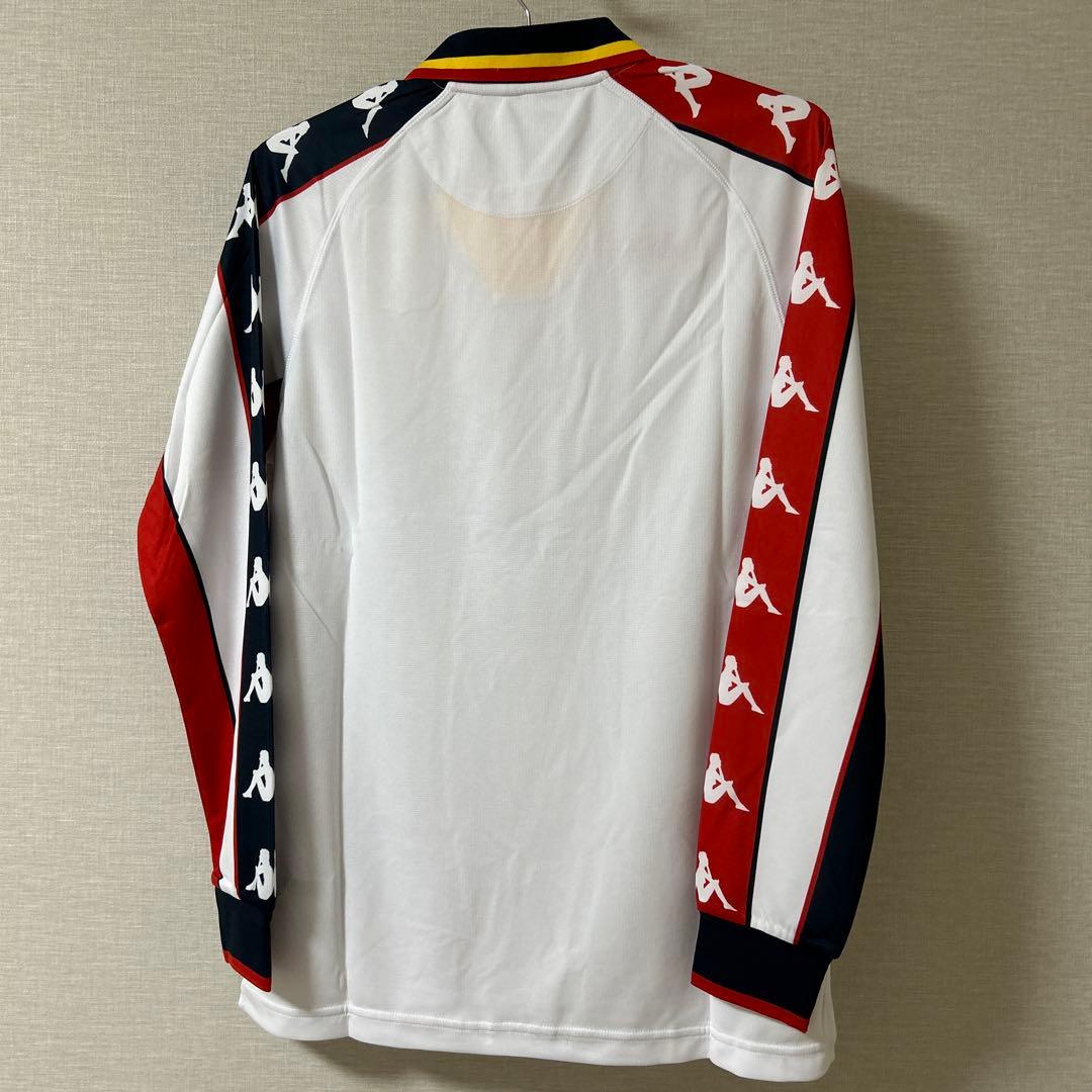 正規品新品☆ジェノアCFC99/00アウェイ復刻ユニフォームLサイズ☆カッパ長袖