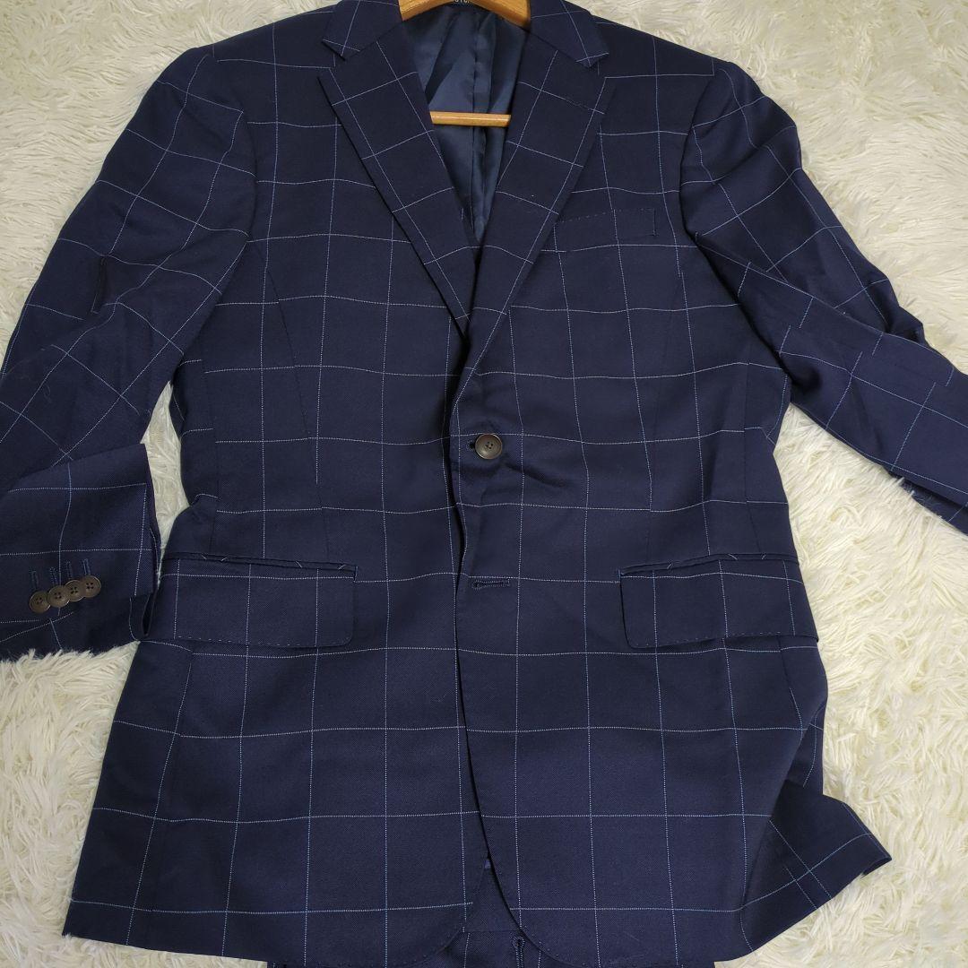 PERSONS FOR MEN　3ピース　スーツ セットアップ　チェック　YA4