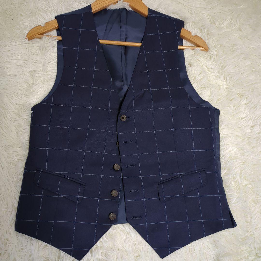 PERSONS FOR MEN　3ピース　スーツ セットアップ　チェック　YA4