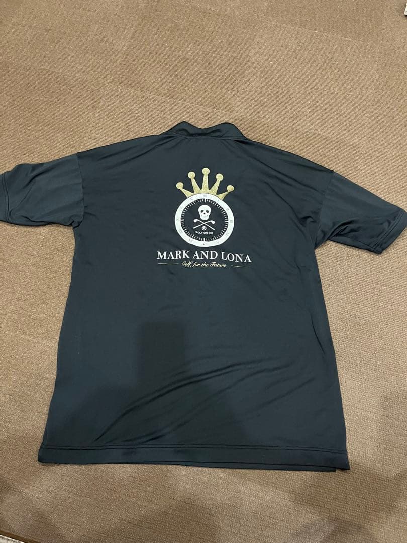 MARK & LONA メンズシャツ 46 ブラック