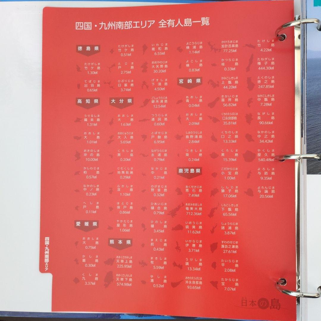 【値下げ中!】ディアゴスティーニ 日本の島 ファイリング済み 一部セット