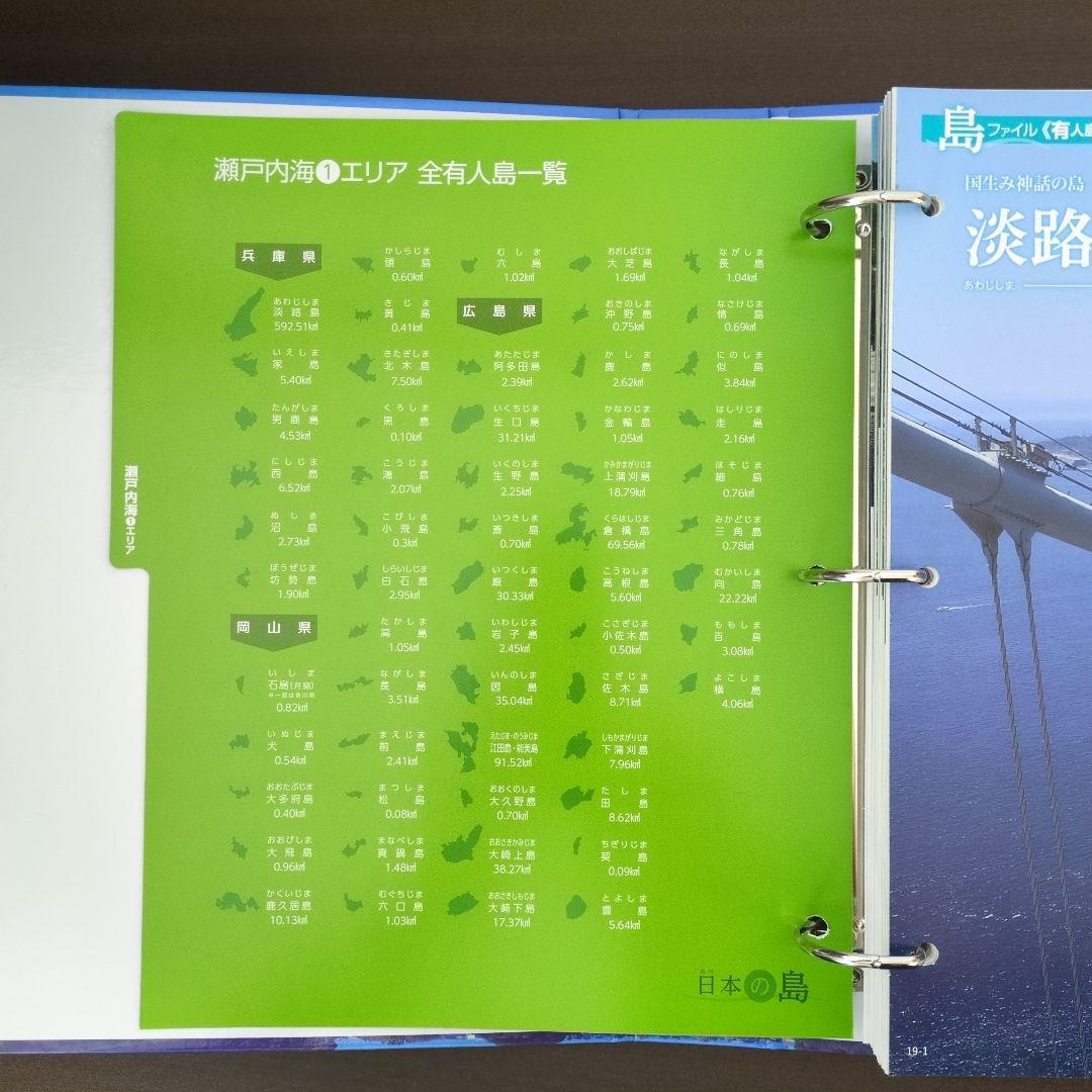 【値下げ中!】ディアゴスティーニ 日本の島 ファイリング済み 一部セット