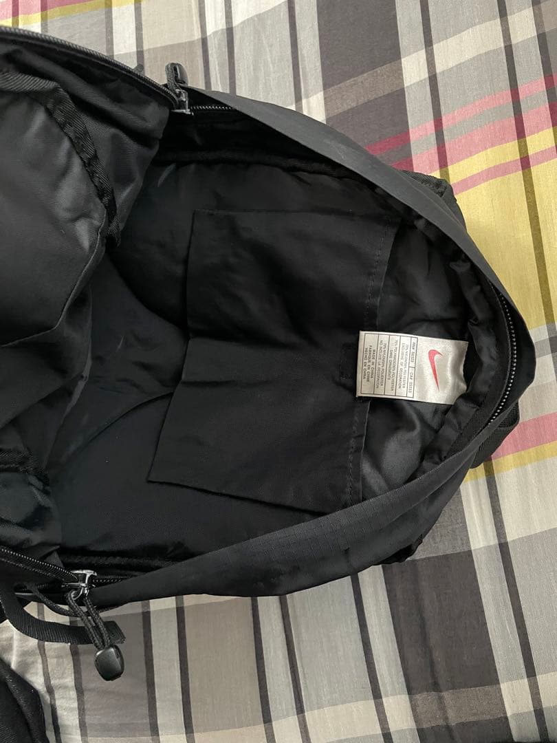 90s Old NIKE リュックサック　ブラック　テック系　y2k