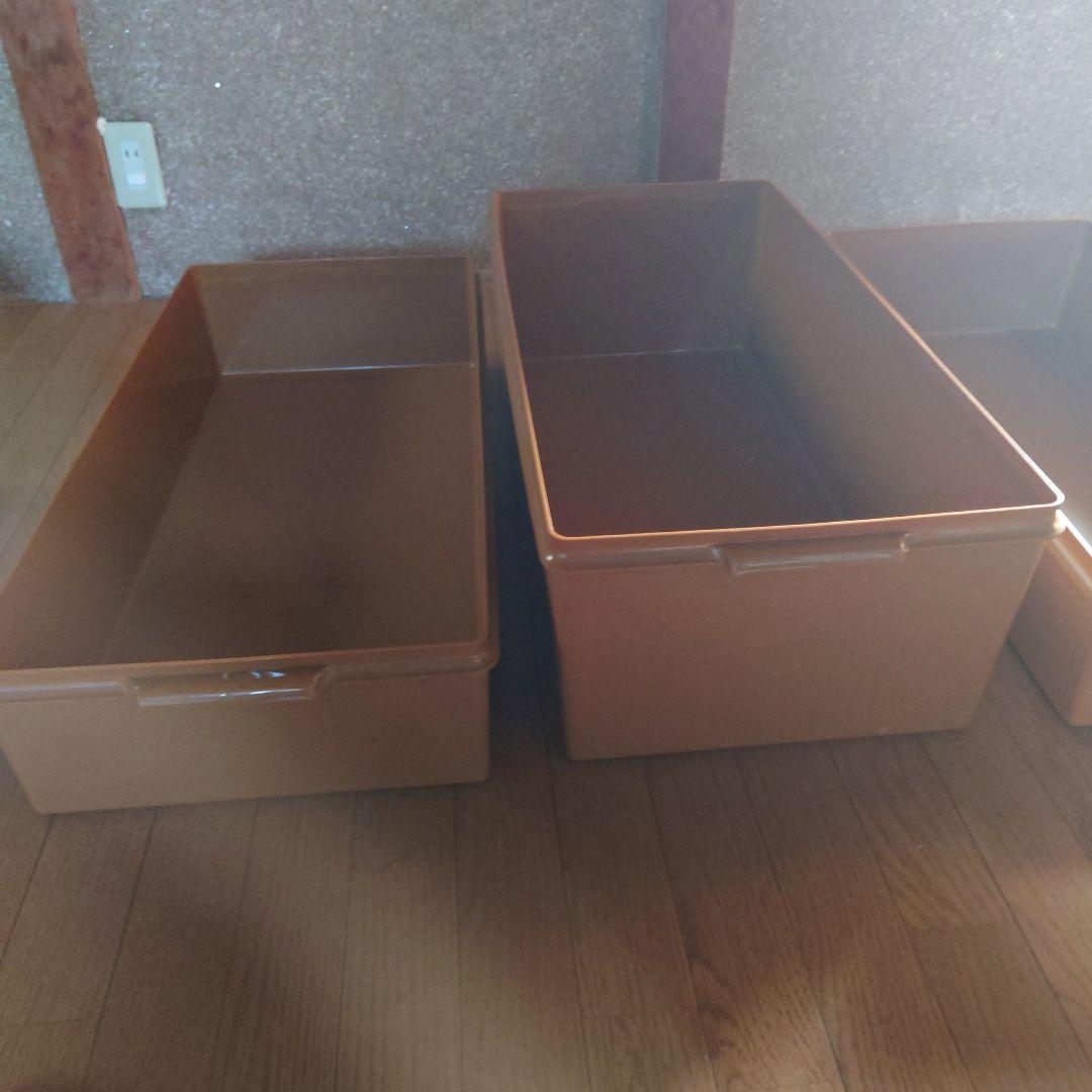 みんみ　Tupperware　衣装ケースセット（蓋無し）　タッパーウェア