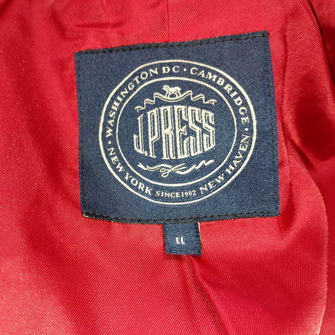 J.PRESS ジェイプレス Pコート アウター LL ネイビー