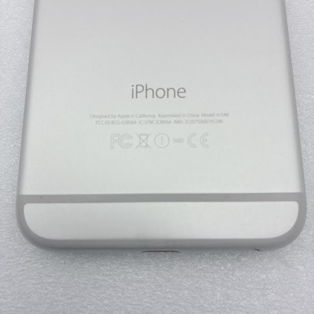 【美品】iPhone6 64GB シルバー バッテリー100%