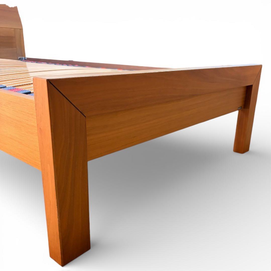 カリモク シングルベッド＋ヒュルスタ製ウッドスプリング＋カリモク マットレス