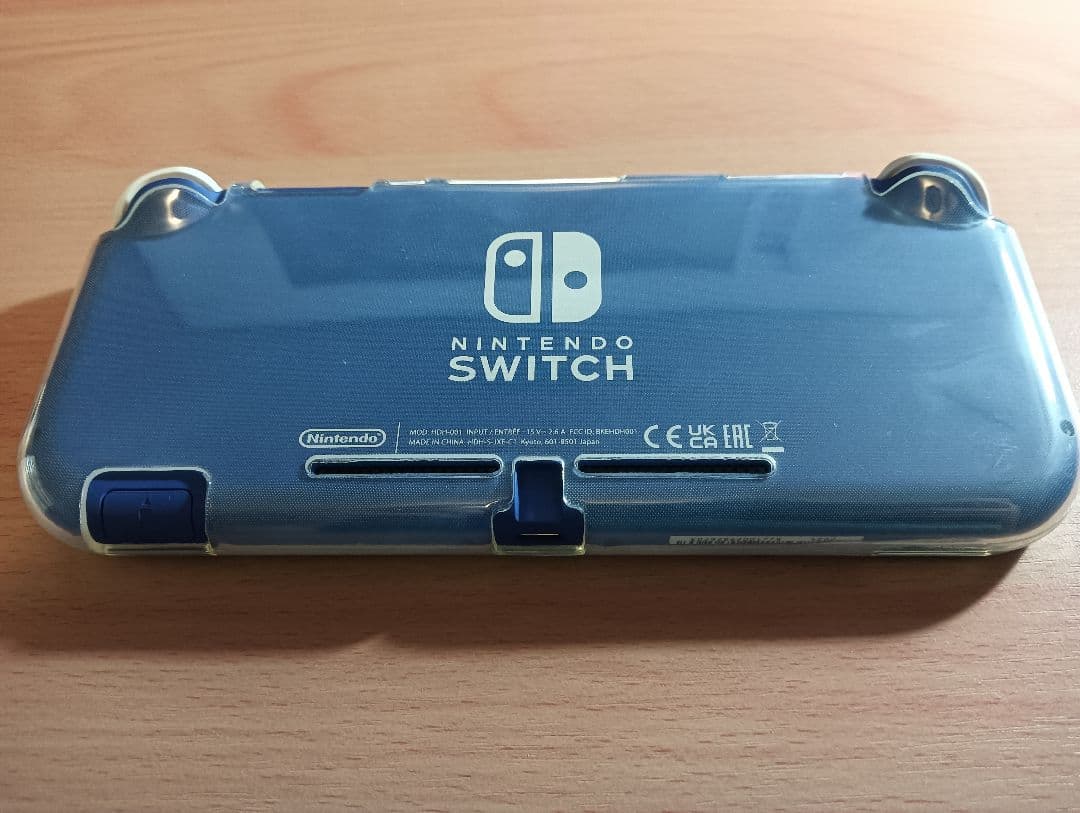 ニンテンドースイッチライト ブルー　スティック交換　美品　カバー　ガラスフィルム