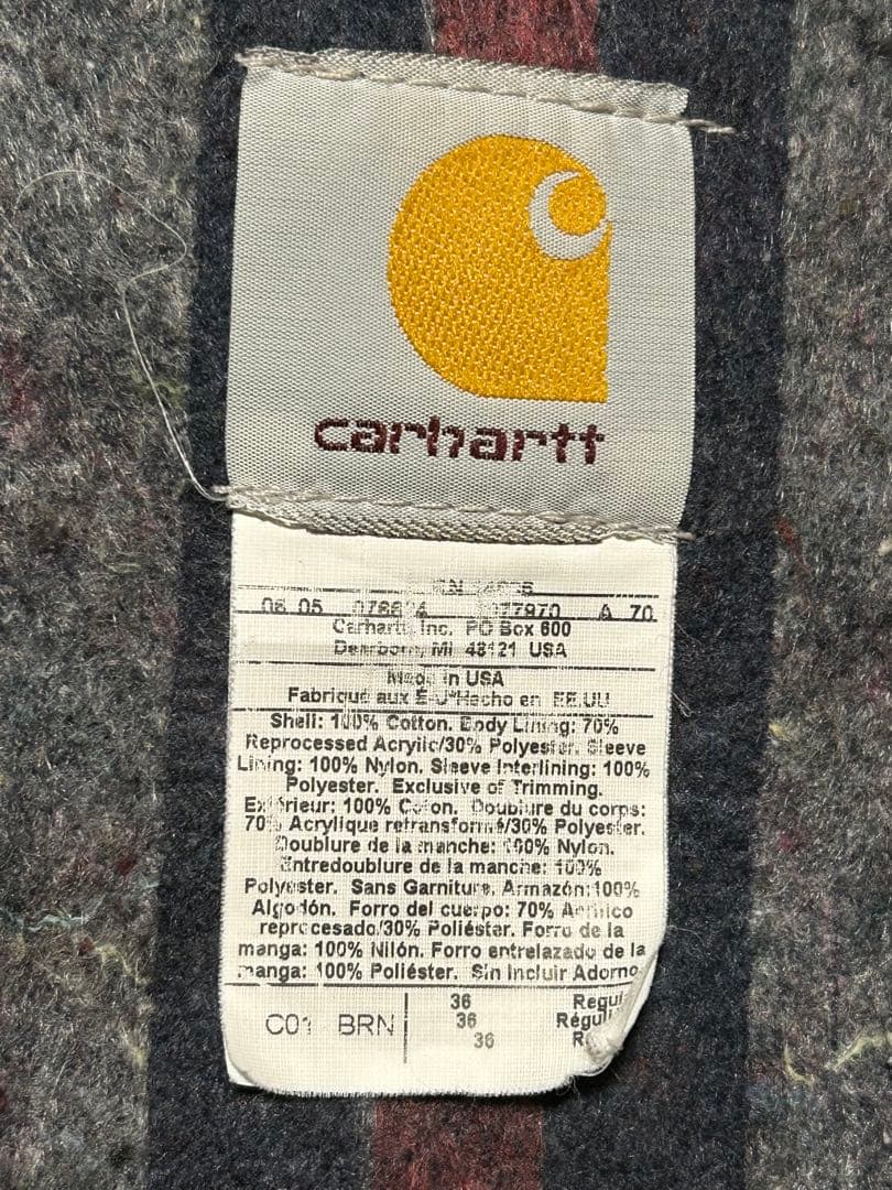 Carhartt ミシガンチョアコート 00年代 米国 USA製 36 美品