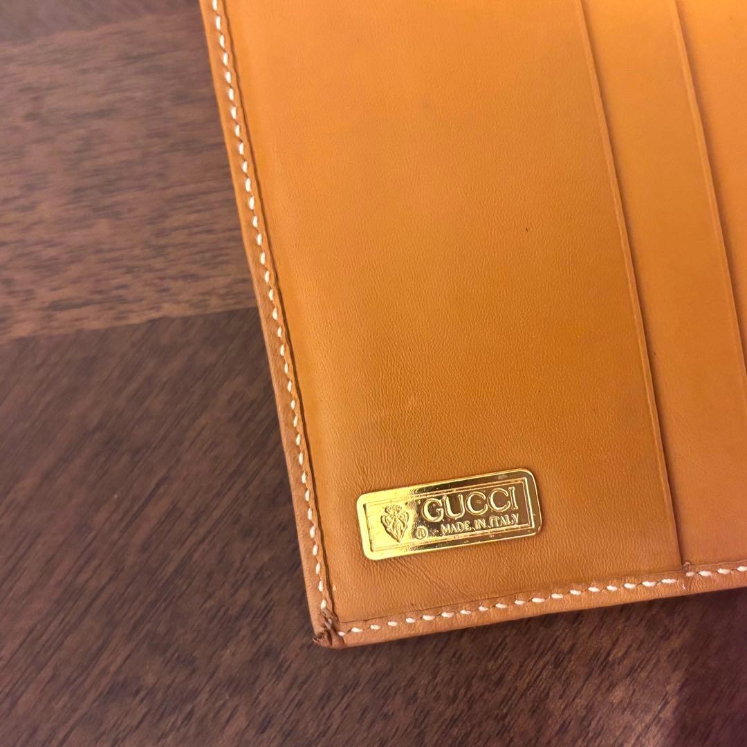 最終値下げ GUCCI オールドグッチ ヴィンテージ 二つ折りがま口財布 80S
