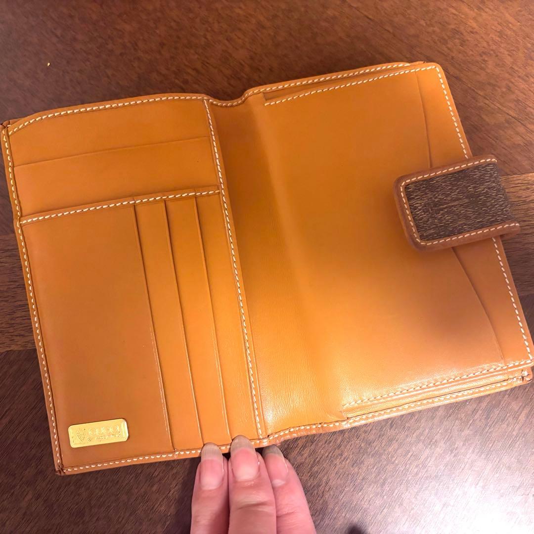 最終値下げ GUCCI オールドグッチ ヴィンテージ 二つ折りがま口財布 80S