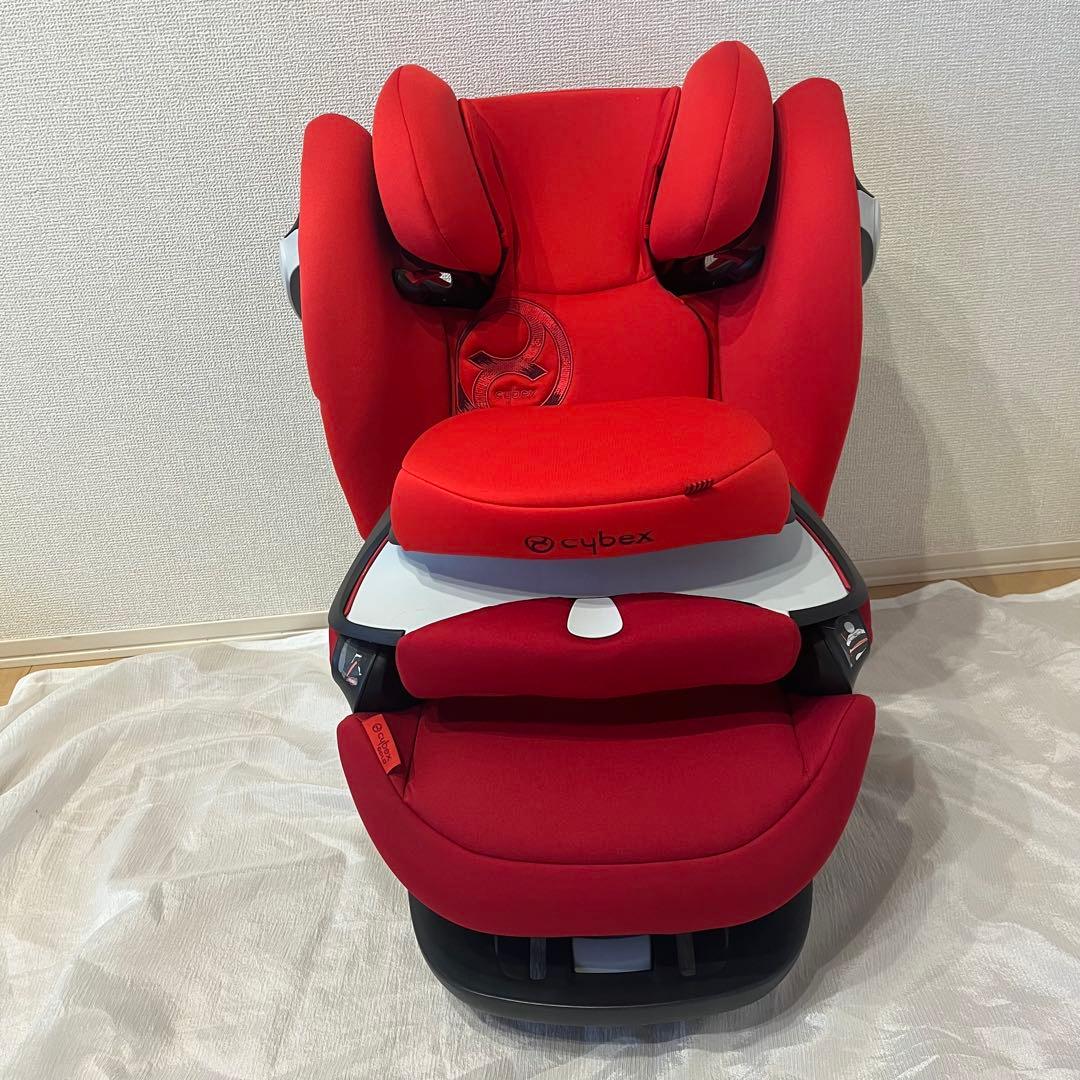 【美品】 CYBEX PALLAS M-FIX パラス チャイルドシート 赤