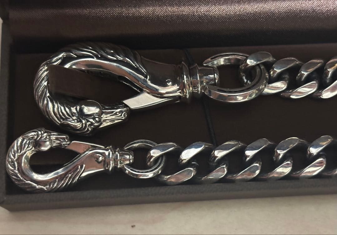 【新品】PEANUTS&CO ピーナッツカンパニー ウォレットチェーン シルバー