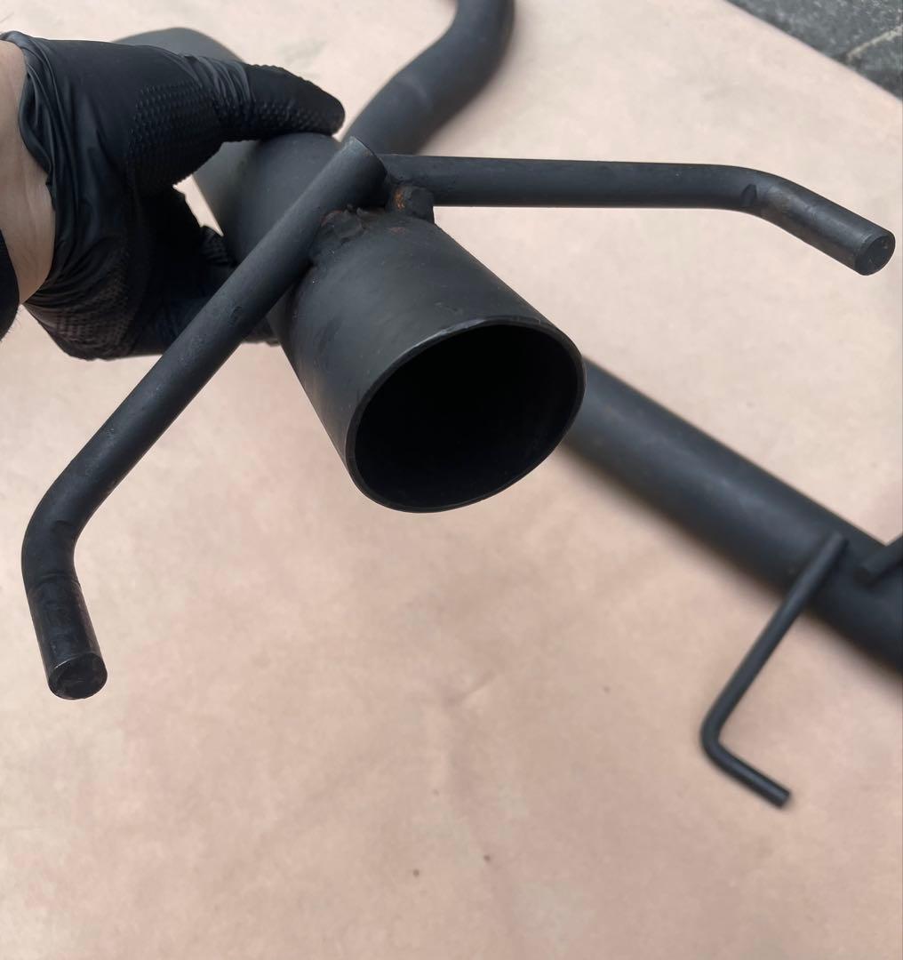 レクサス　LS460 スチール　ストレートマフラー