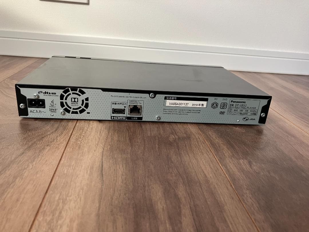 Panasonic DP-UB32 blu-ray プレーヤー リモコン付き