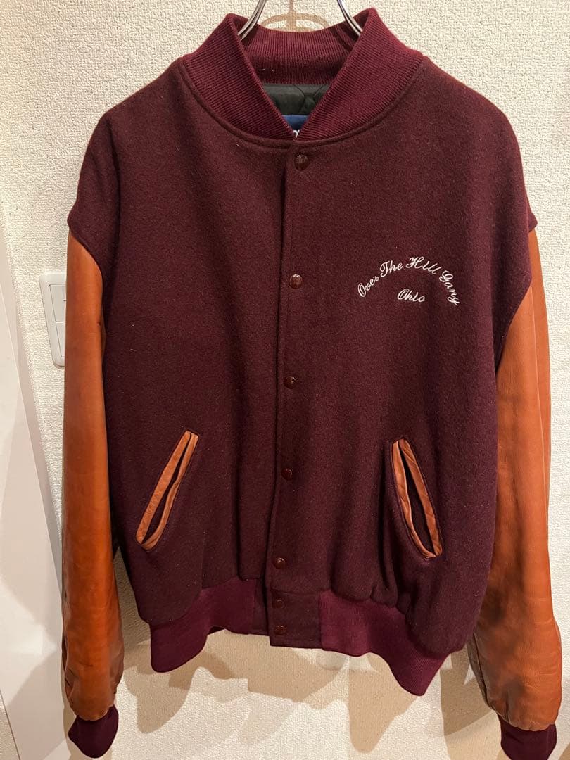 [値下げしました][holloway] 本革刺繍スタジャン