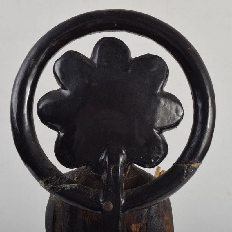 仏教美術　木彫　金彩彩色　仏像　置物　C　8624