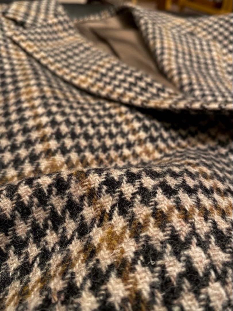 BEAMS F / HARRIS TWEED チェック ジャケット