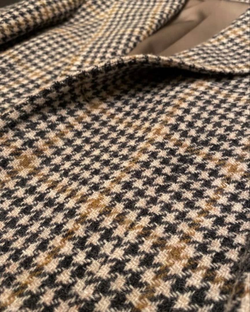 BEAMS F / HARRIS TWEED チェック ジャケット