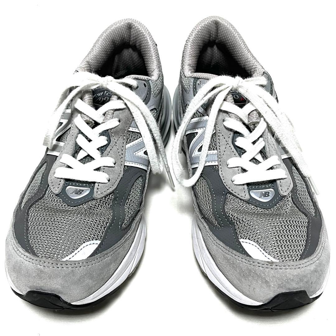 ★美品★NEW BALANCE★米国製★W990GL6★24cm★グレー★