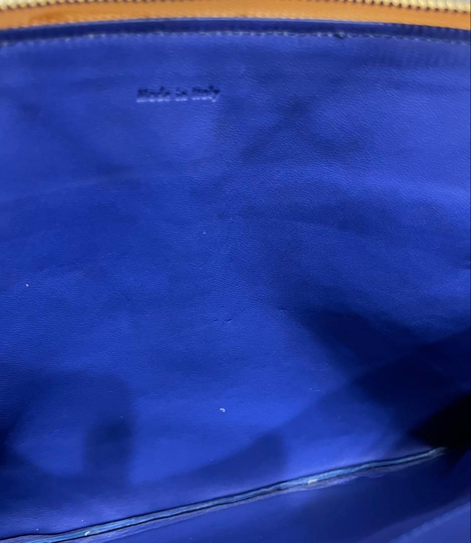 セリーヌ☆クラッチバッグ　セカンドバッグ　革　アクセサリーポーチ　バイカラー