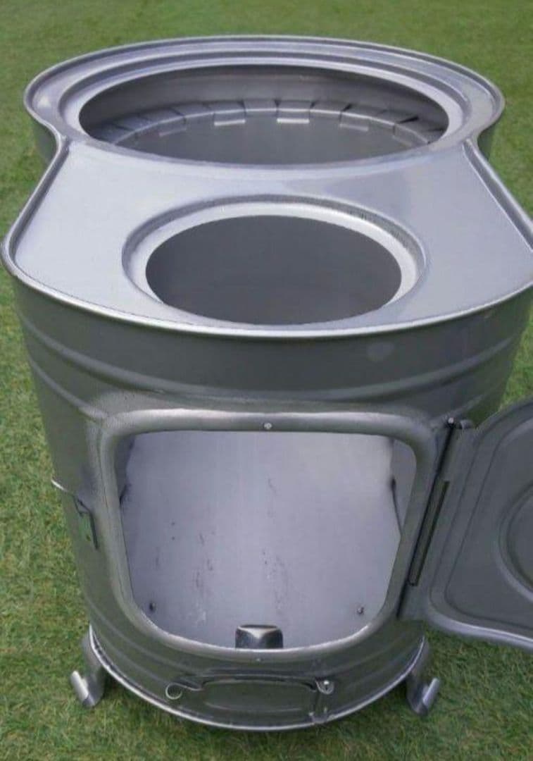 ★値下げしました★薪ストーブ 時計型 新品未使用 ★冬キャン冬BBQや災害時に