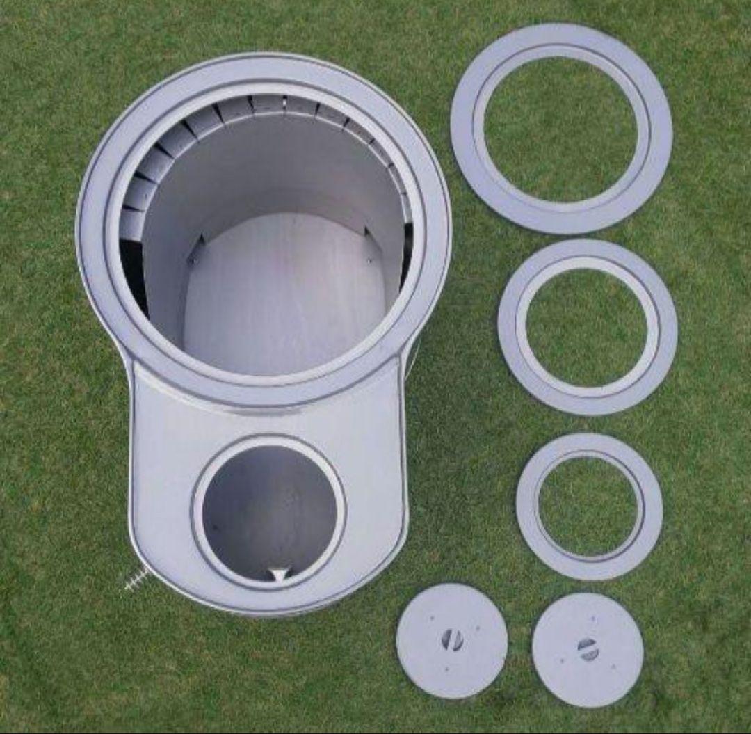 ★値下げしました★薪ストーブ 時計型 新品未使用 ★冬キャン冬BBQや災害時に