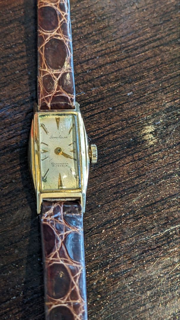 18金セイコービンテージ手巻き時計