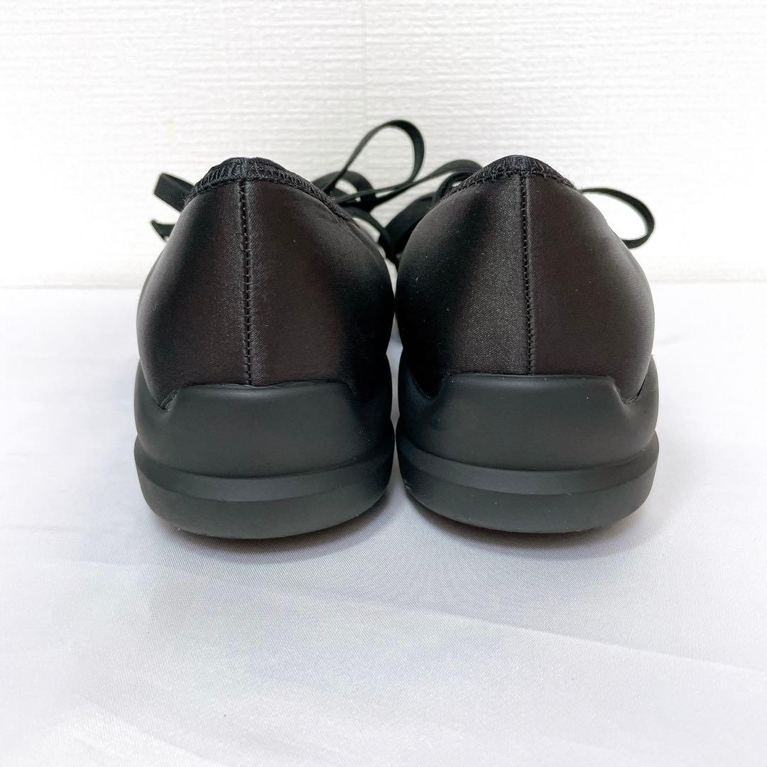 美品✨　ルタロン　ダブルリボンバレリーナ　【24.5】ブラック