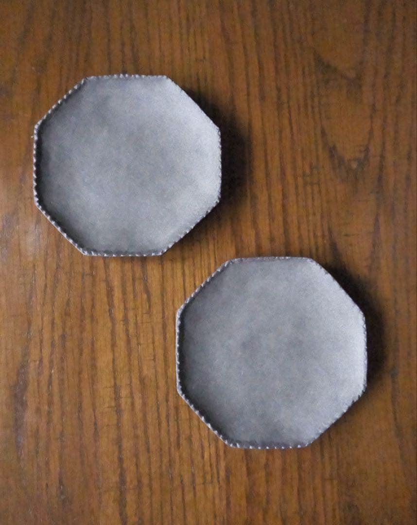 吉田次朗 さん オクトゴナル皿　2枚セット