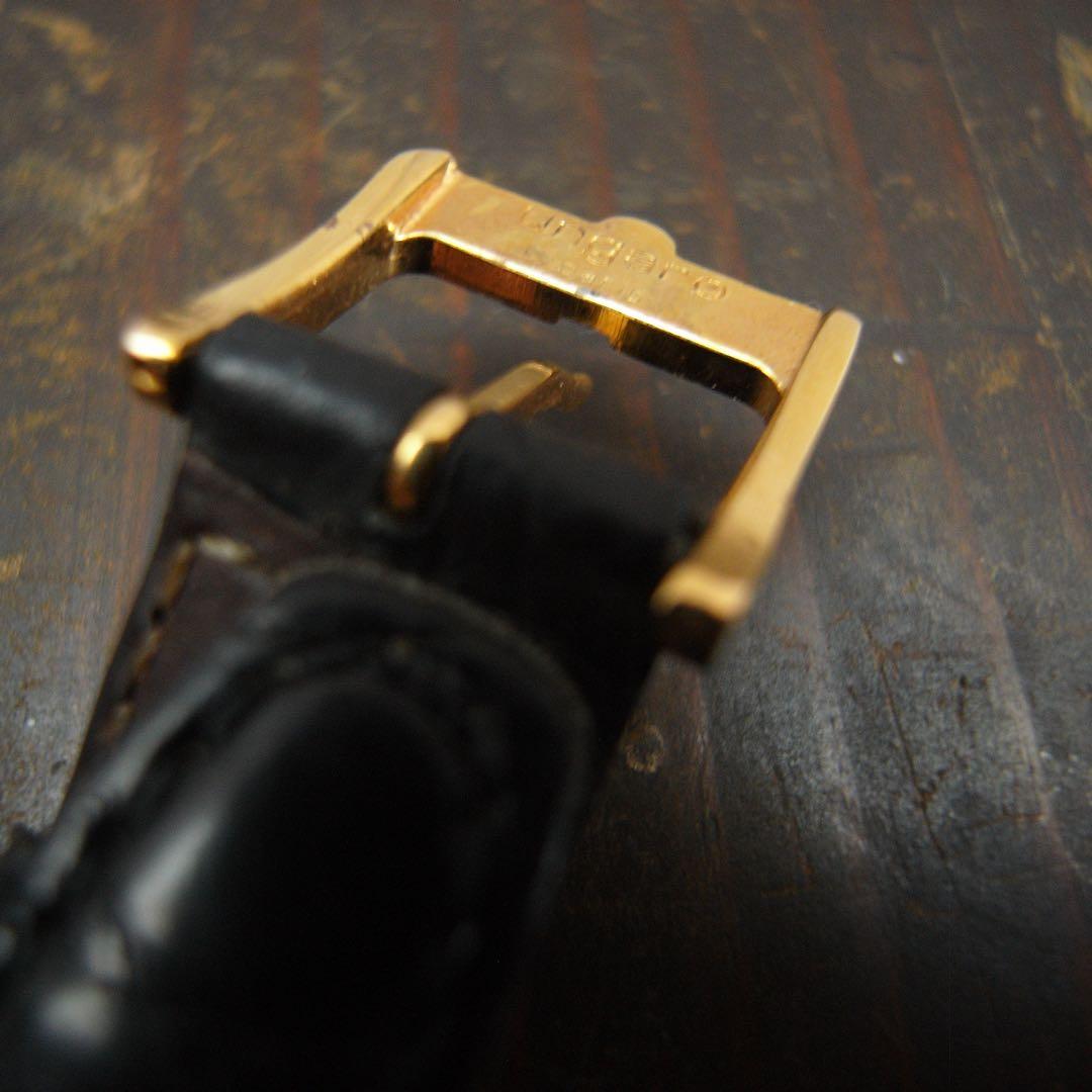 ungaro paris ウンガロ スイス製 クォーツ 腕時計 黒金