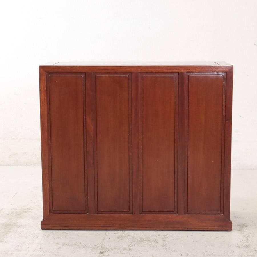 高級銘木 唐木 花梨無垢 螺鈿細工 チェスト 20杯 小引き出し 小箪笥 薬箪笥