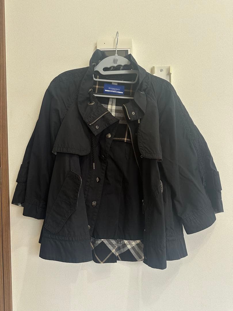 【美品】BURBERRY BLUE LABEL ショートトレンチコート 38