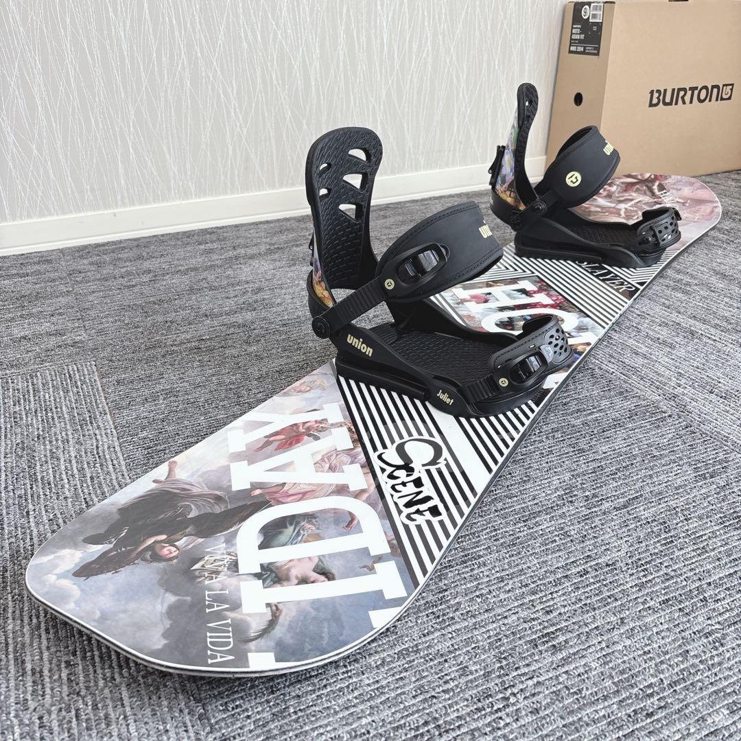 20超美品❗️超豪華❗️HOLIDAY× UNION スノーボードセット★141cm