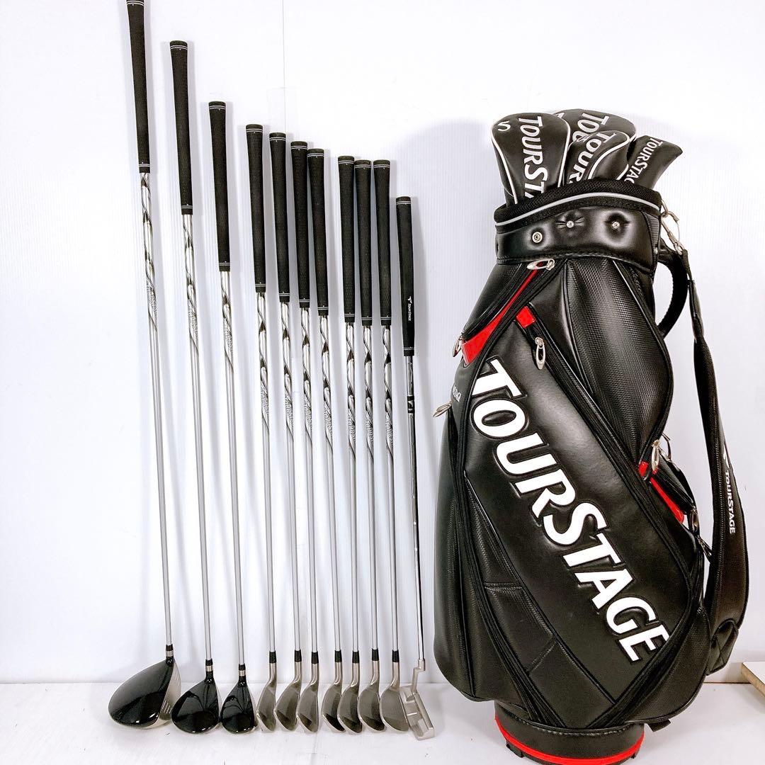 ブリヂストン ツアーステージV6000 メンズR 11本 美品 フルセット