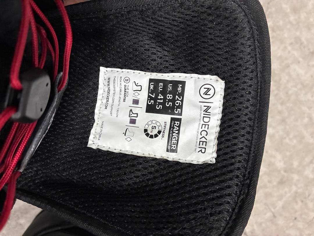 BOA NIDEKER RANGER 22〜23 モデル 26.5センチ