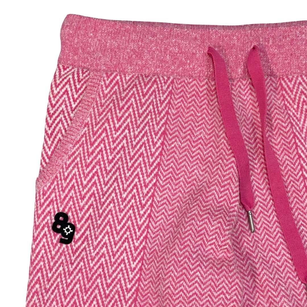 【韓国モデル】パーリーゲイツ ニットパーカー セットアップ 1 ピンク ゴルフ