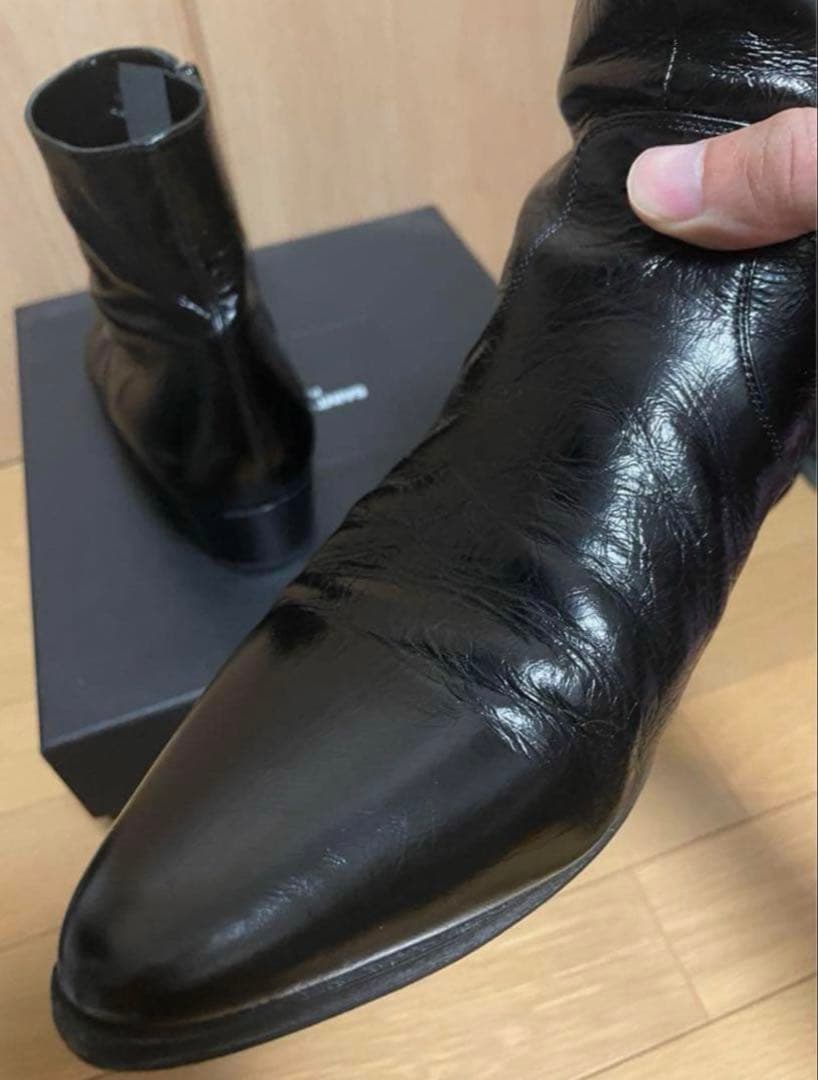 SAINT LAURENT PARIS ヒールブーツ