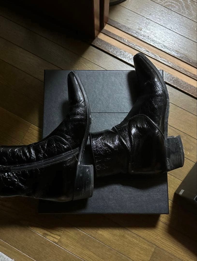 SAINT LAURENT PARIS ヒールブーツ