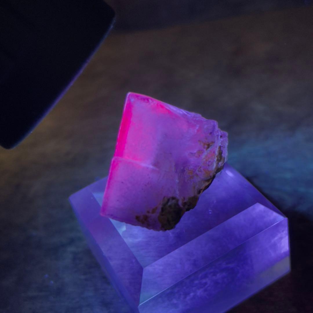 SPC-15 メキシコ　オハエラ産　フローライト原石＊赤蛍光