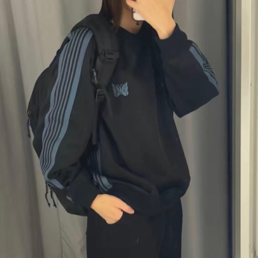 Needles トレーナー ジャージ スウェット ブルー ブラック