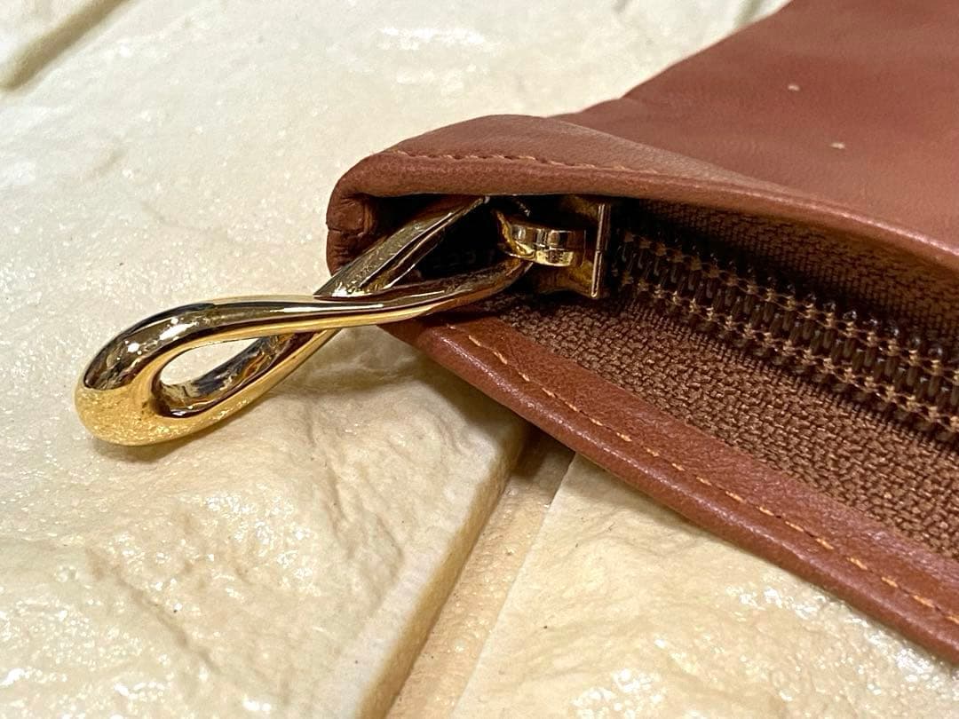 LOEWE ロエベナッパ アナグラム レザー クラッチバッグ セカンドバッグ本革