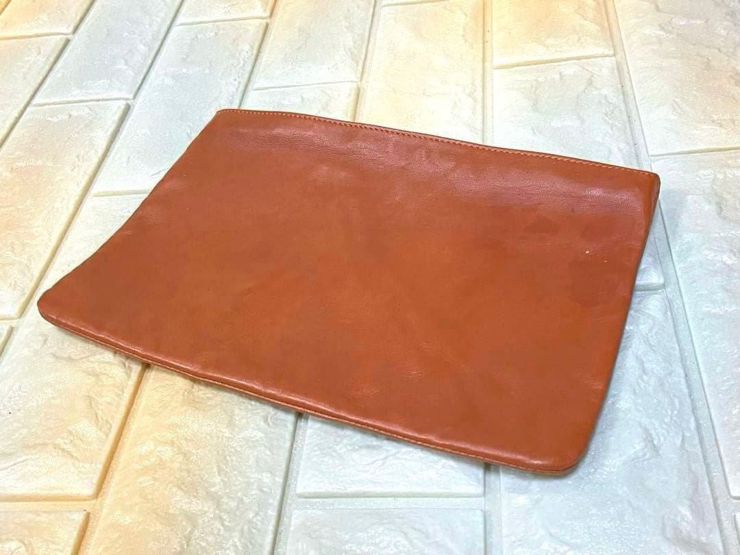 LOEWE ロエベナッパ アナグラム レザー クラッチバッグ セカンドバッグ本革