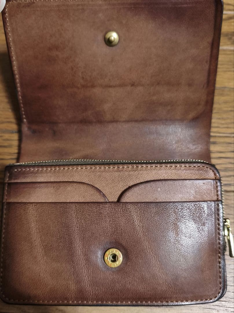 forme short wallet　Crispell calf