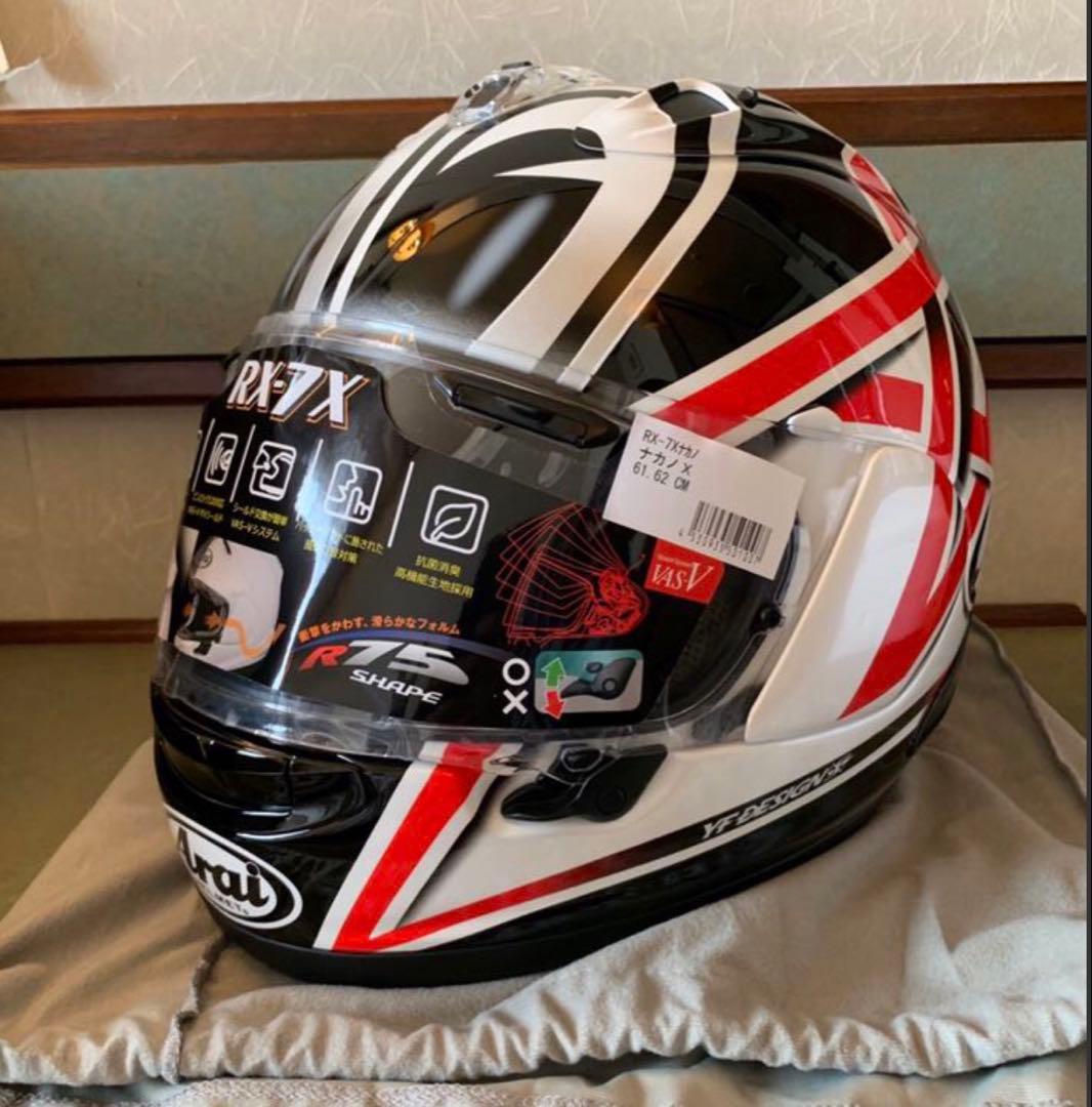 RX7X ナカノ X 61.62 arai フルフェイスヘルメット