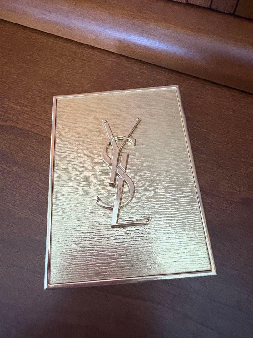 【美品】YSLクチュールミニクラッチ025ゴールデンラスト(クリスマス限定)