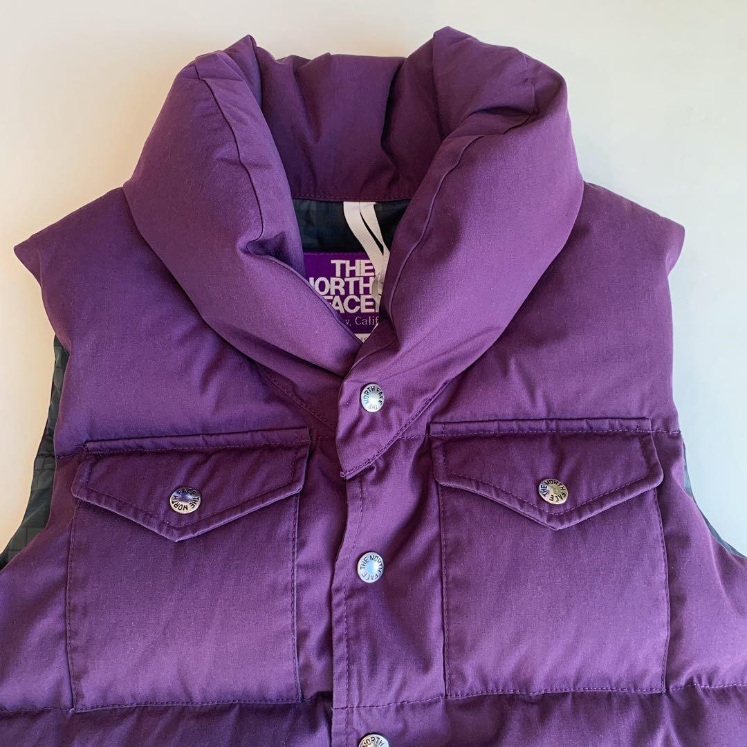 ノースフェイス ダウンベスト THE NORTH FACE パープル